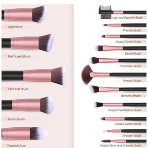 NWT Bestope 16 Piece Makeup Brush Set!